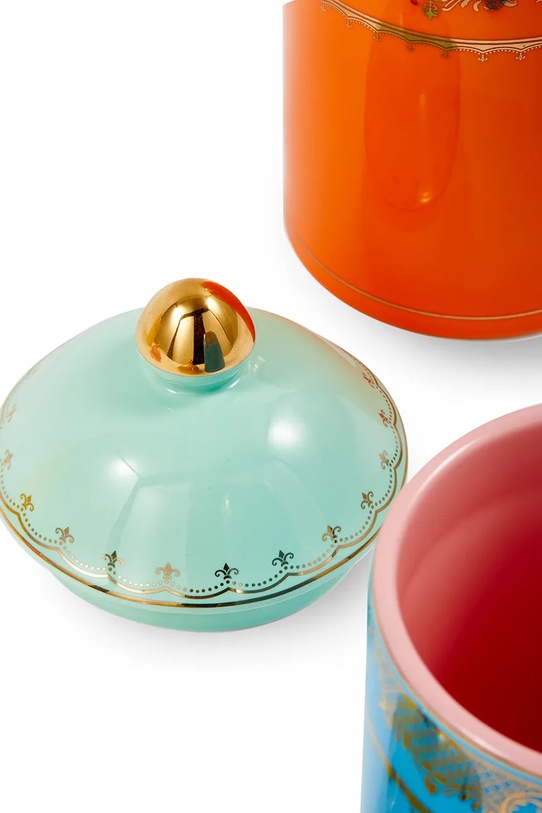 Pols Potten pojemnik z pokrywką grandpa M/9,2 x 14 cm pomarańczowy 230.400.666