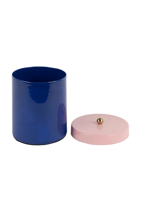 Present Time pojemnik z pokrywką Double Funky 10 x 12 cm PT4313BL granatowy AA00