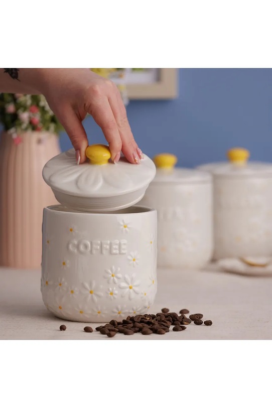 Kuchnia i bar Price & Kensington pojemnik na kawę Daisy 0.9 L 0059.816 biały