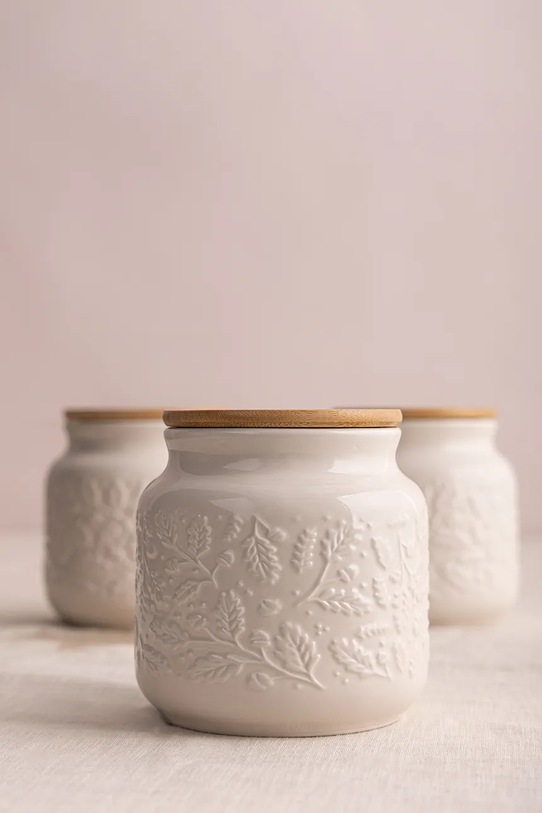 Price & Kensington pojemnik na herbatę Acorn 700 ml 0059.770 biały AA00