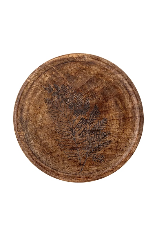 Bloomingville nádoba na skladovanie z mangového dreva 19,5 x 9,5 cm 82065400 hnedá AA00