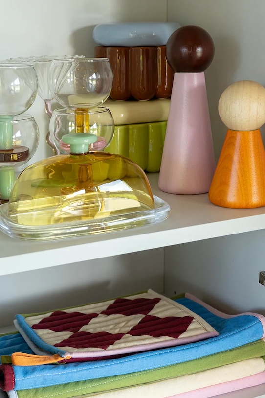 &k Amsterdam pojemnik do przechowywania z dolomitu 18,5 x 12,5 x 10,5 cm multicolor 1522.04