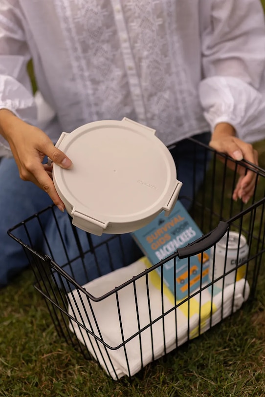 Brabantia lunchbox do żywności z tworzywa sztucznego 1,3 l beżowy 241888