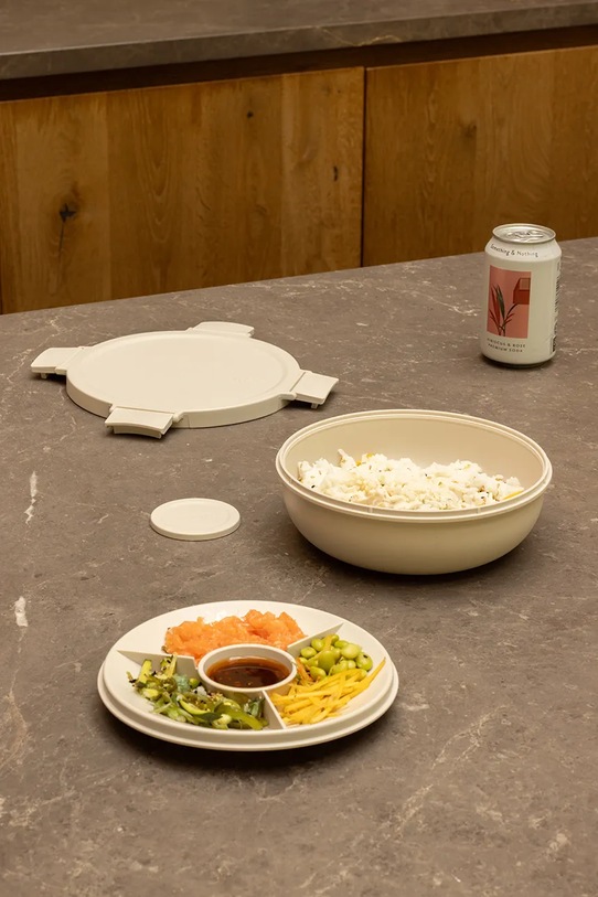 Brabantia lunchbox do żywności z tworzywa sztucznego 1,3 l 241888 beżowy