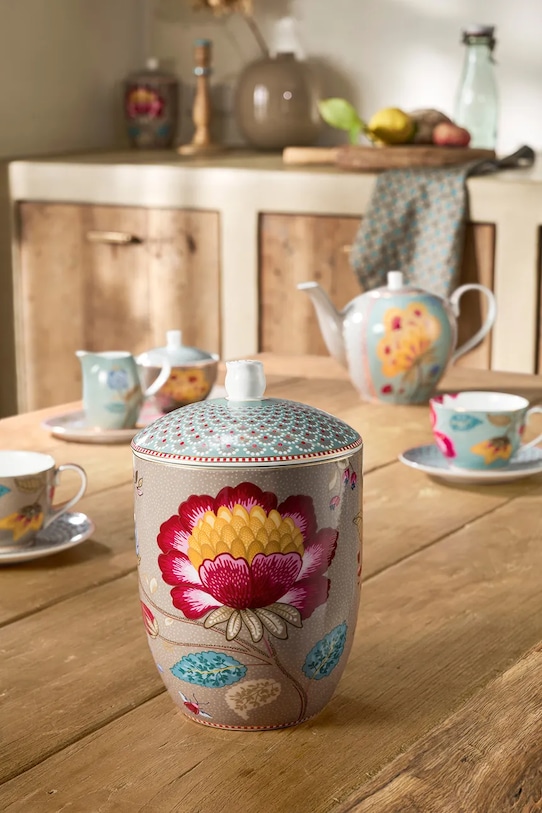 Kuhinja i bar Pip Studio staklenka za pohranu od porculana 1,5 l 51009043 šarena