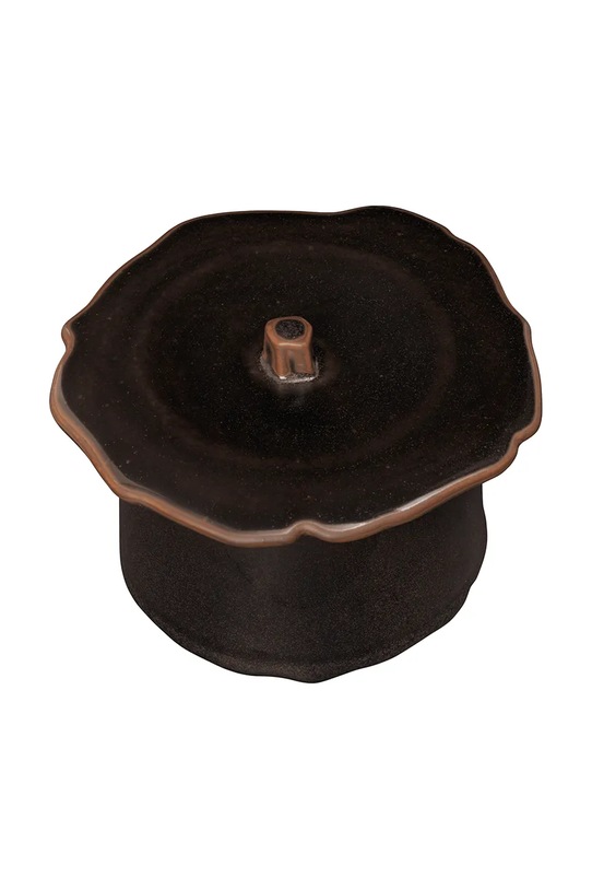 Ferm Living box na skladování z kameniny 9 x 11 cm 1104272786 hnědá AA00