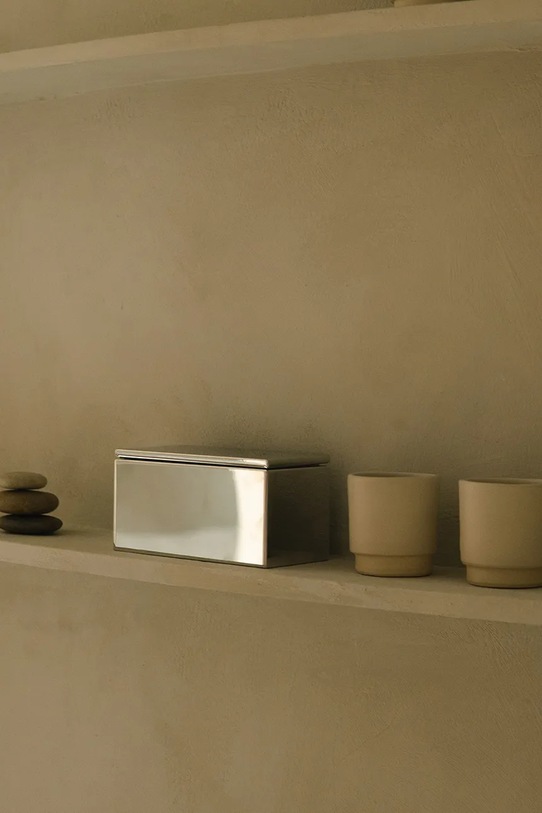 Sjostrand spremnik od nehrđajućeg čelika 7,5 x 7 x 16 cm siva AS.DU.CC.ST