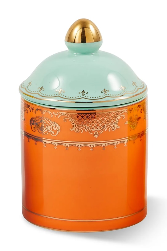 Pols Potten posoda za shranjevanje iz glaziranega porcelana 9 x 14 cm oranžna 230.400.643