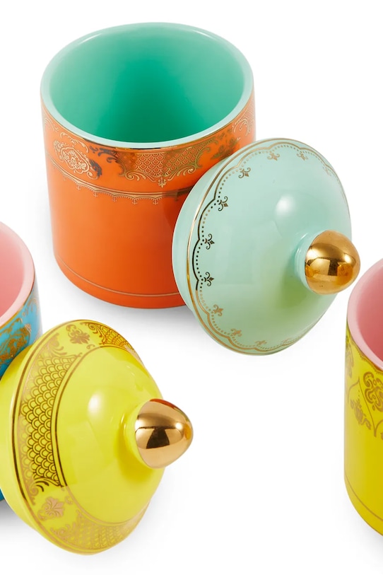 Pols Potten posoda za shranjevanje iz glaziranega porcelana 9 x 14 cm oranžna 230.400.643