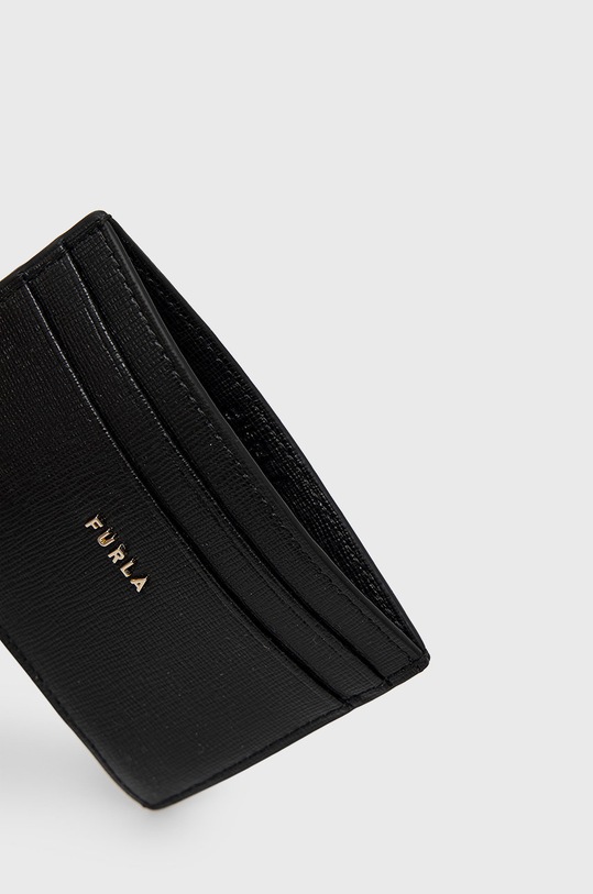 Kožené puzdro na karty Furla PCZ2UNO.B30000.O6000. čierna AA00