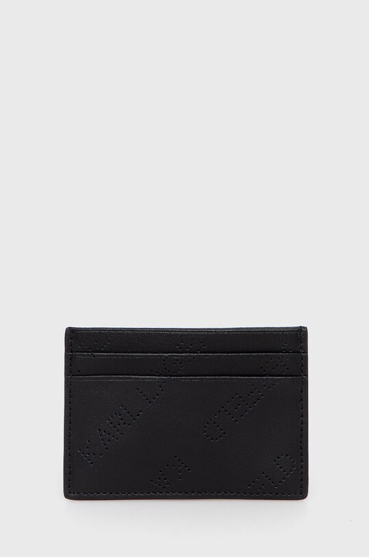 Чехол на карты Karl Lagerfeld кожа чёрный 221W3236