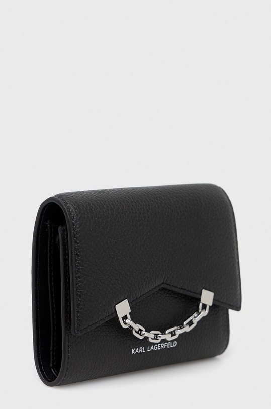 Δερμάτινο πορτοφόλι Karl Lagerfeld 225W3233 μαύρο AA00