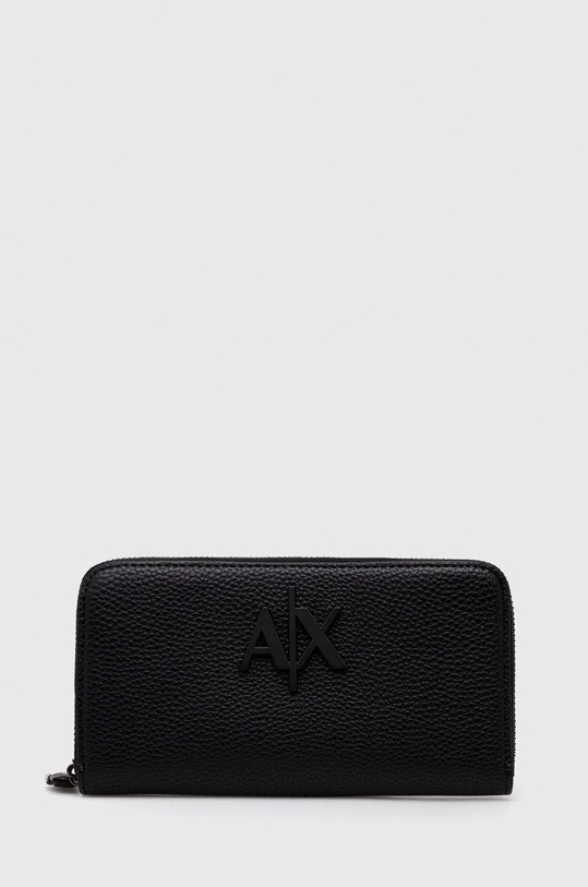 Armani Exchange portofel imitatie de piele negru 948451.2F755.NOS