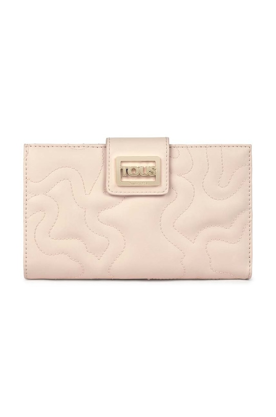 Портмоне Tous изкуствена кожа бежов 2001577943