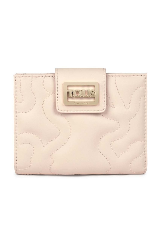 Tous portofel imitatie de piele bej 2001578444