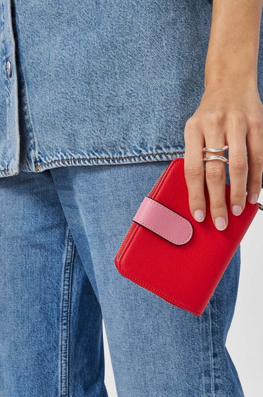 Peněženka Tous New Dubai Saffiano 2001689917 červená