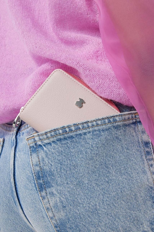 Tous portfel New Dubai Saffiano 2001690013 różowy