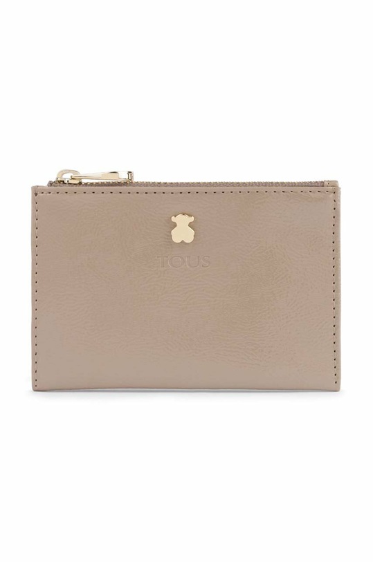Tous portfel Dorp imitacja skóry licowej beżowy 2001054448