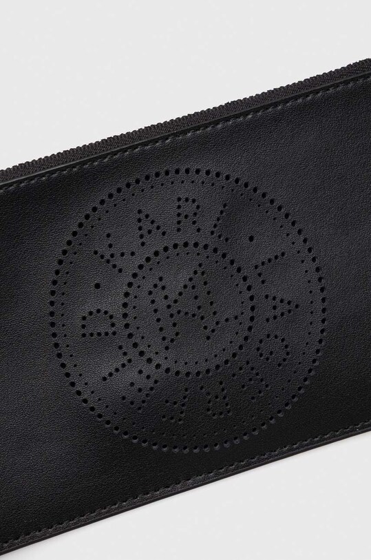 Usnjen etui za kartice Karl Lagerfeld črna 231W3218
