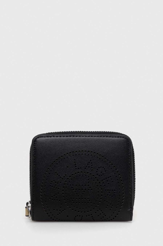 Портфейл Karl Lagerfeld гладка кожа черен 231W3219