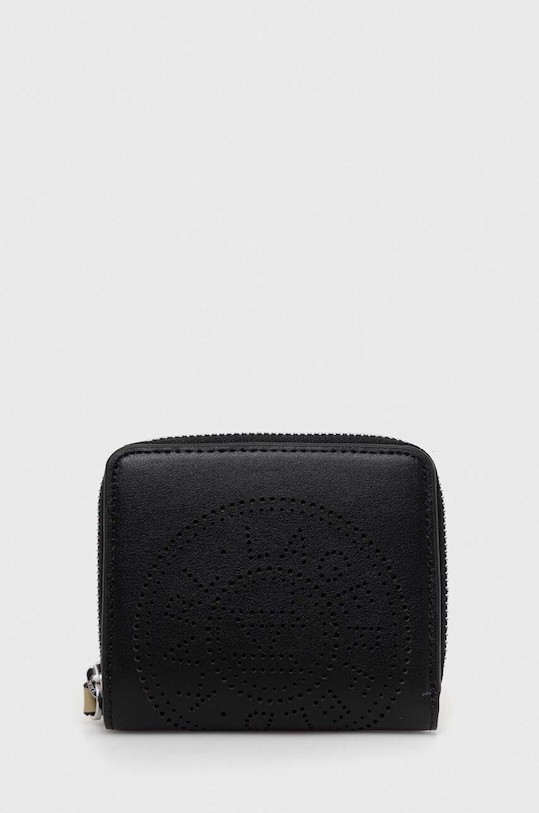 Портфейл Karl Lagerfeld гладка кожа черен 231W3219