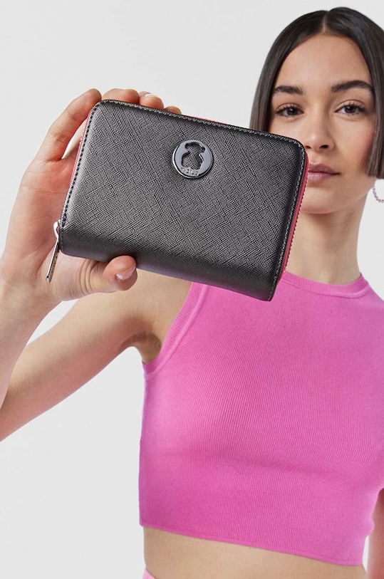 Akcesoria Tous portfel Dubai Saffiano 2000808661 szary