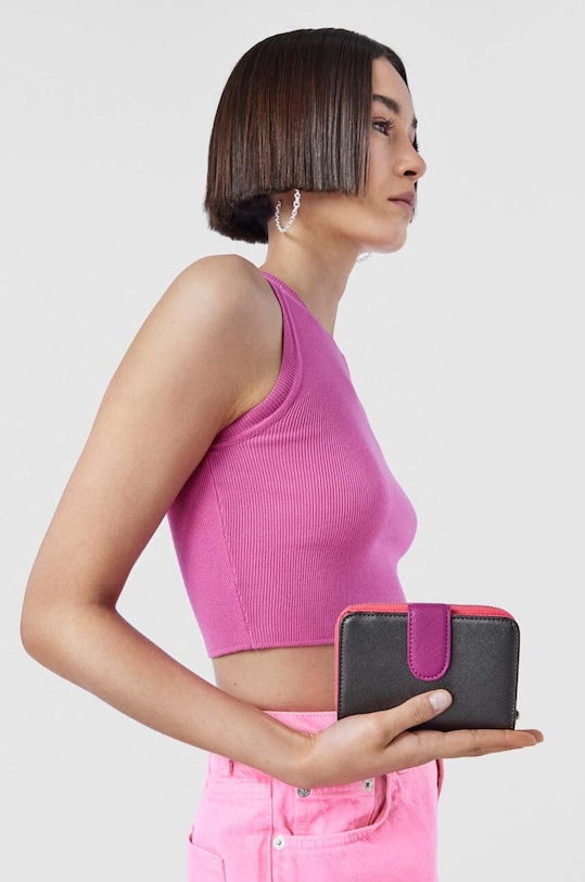 Tous portfel Dubai Saffiano szary 2000808661