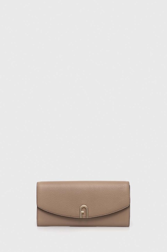 Furla portfel skórzany drobny wzór beżowy WP00216.BX0053.1257S