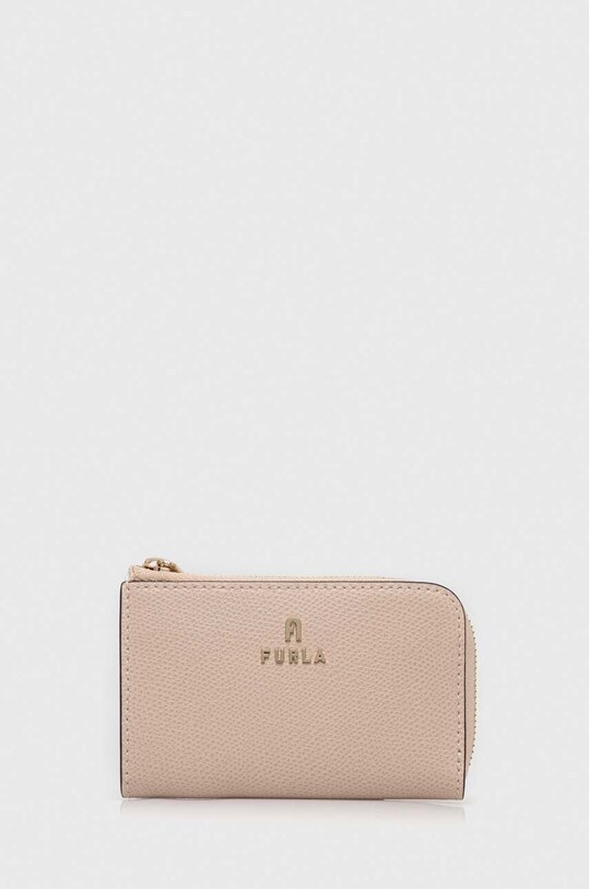 Furla husa de chei din piele bej WR00435.ARE000.B4L00
