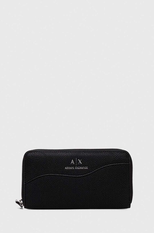 Гаманець Armani Exchange імітація лицьової шкіри чорний 948068.CC783.NOS