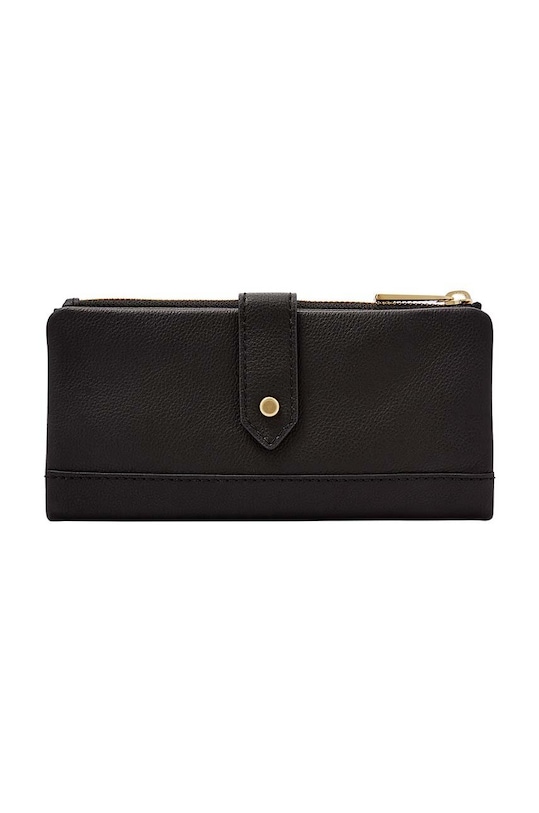 Fossil portafoglio in pelle semplice nero SWL2060001