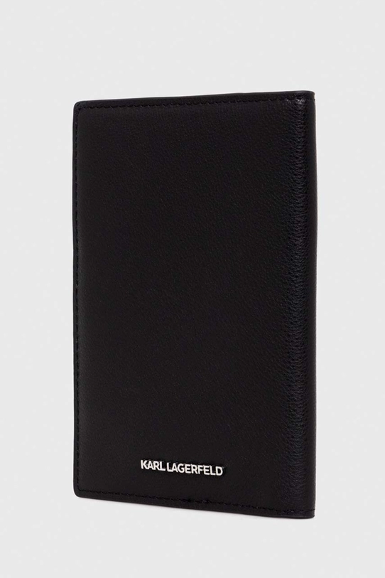 Karl Lagerfeld portofel de piele 240W3258 negru AA00