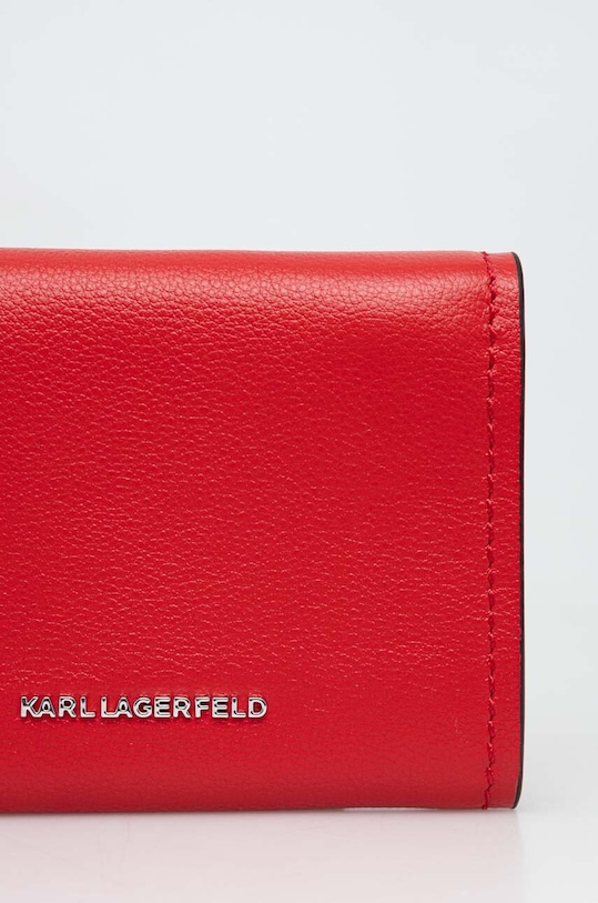 Аксесуари Шкіряний гаманець Karl Lagerfeld 240W3235 червоний