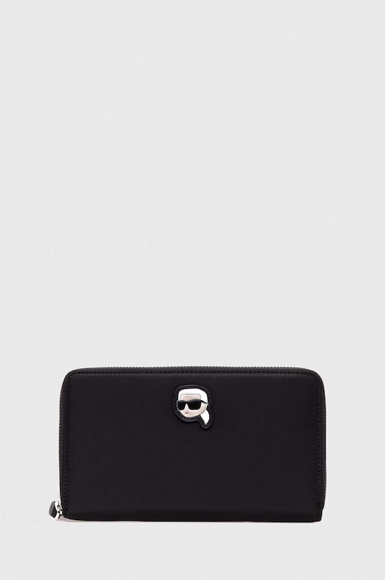 Karl Lagerfeld portfel tekstylny czarny 240W3231