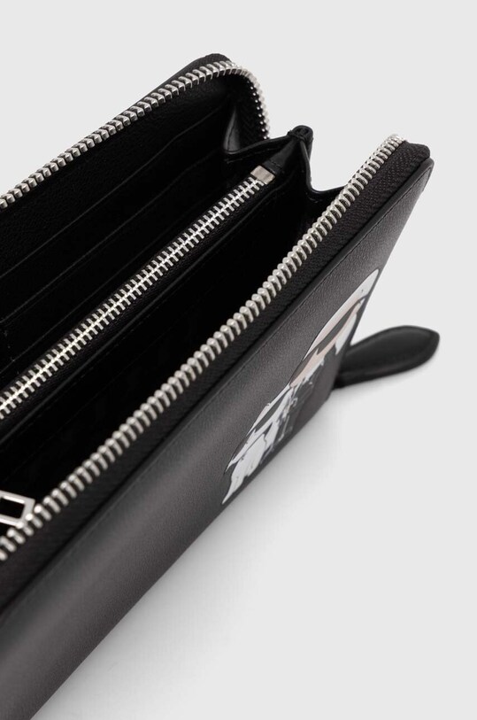 Karl Lagerfeld portofel de piele negru 240W3260
