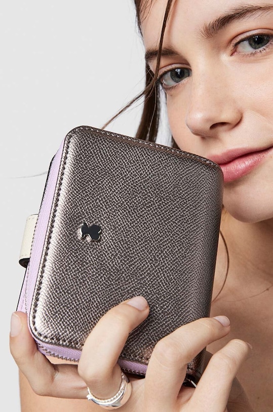 Tous portfel New Dubai Saffiano srebrny 2001689955