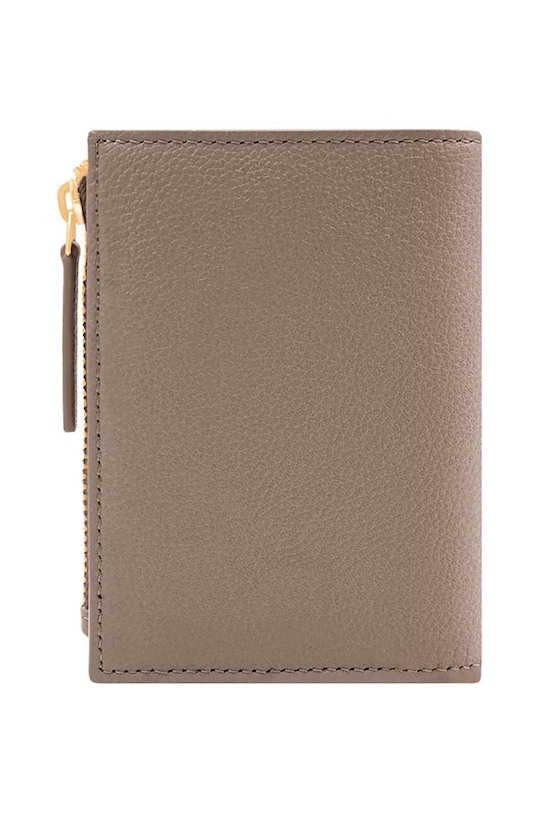 Kožená peněženka Lilou PORT/MINI/MOCCAL/PO hnědá AA00