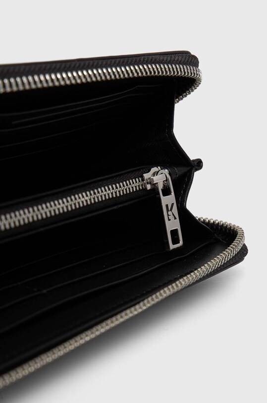 Karl Lagerfeld portofel de piele negru 241W3201