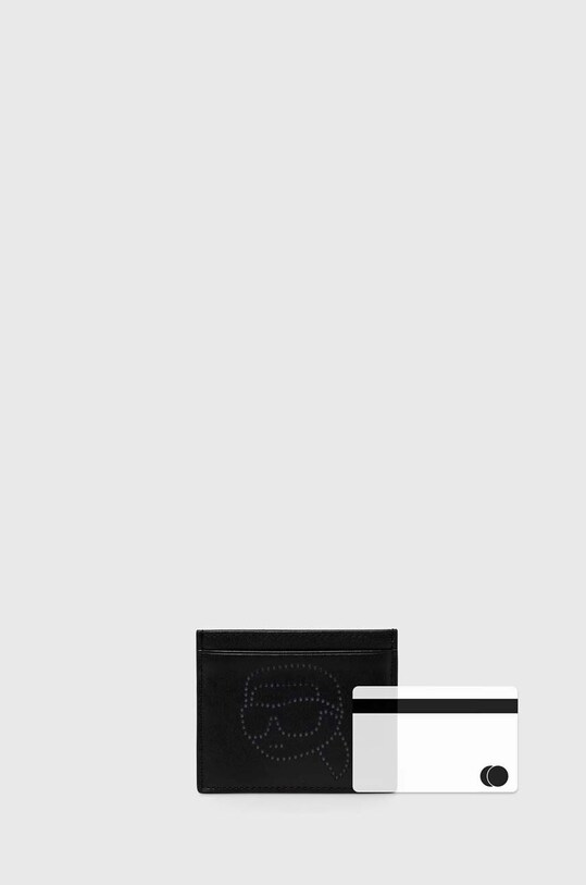 Karl Lagerfeld carcasa din piele negru 241W3204