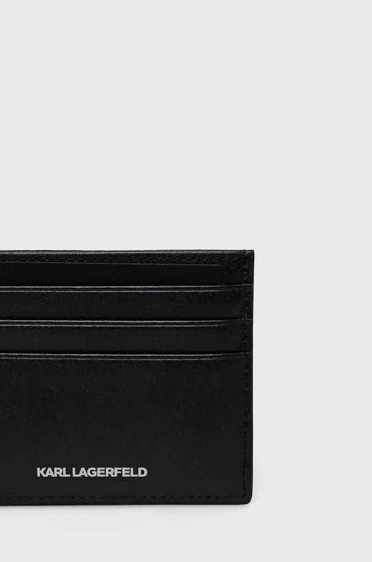 Аксессуары Кожаный чехол на карты Karl Lagerfeld 241W3204 чёрный