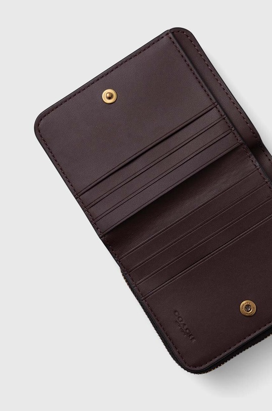 Coach leather wallet black CD717.S