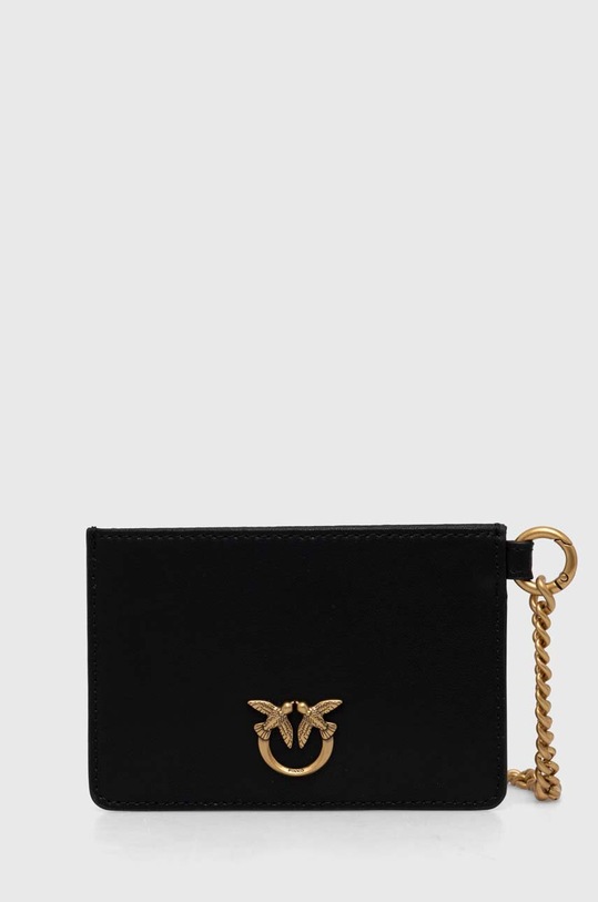 Pinko carcasa din piele husă de card negru 102748.A0F1