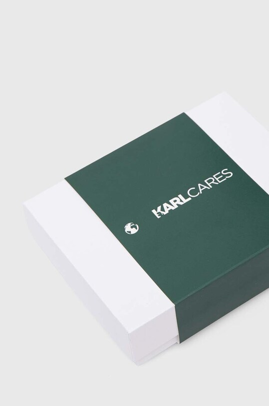 Δερμάτινο πορτοφόλι Karl Lagerfeld 245W3214 μαύρο