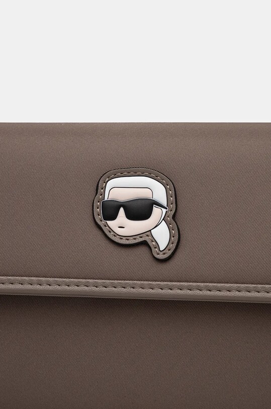 Karl Lagerfeld portfel brązowy 245W3218