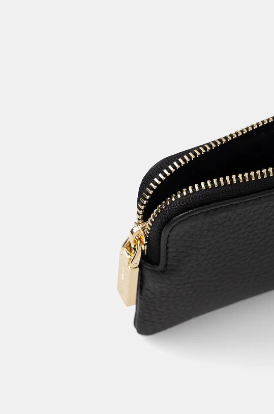Coccinelle husa de chei din piele METALLIC SOFT negru E2.MW5.19.30.01