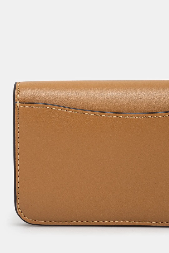 Аксесуари Шкіряний гаманець Coach CR990 бежевий