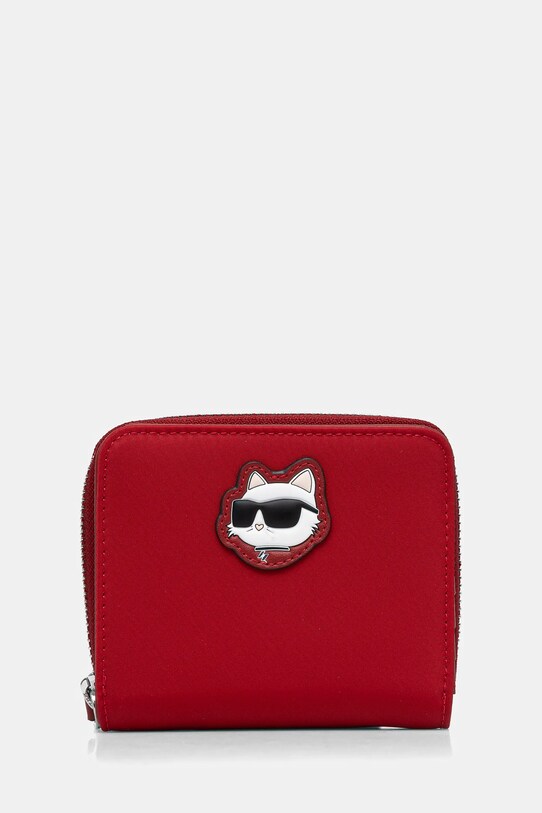 Karl Lagerfeld portfel tekstylny czerwony A1W32043