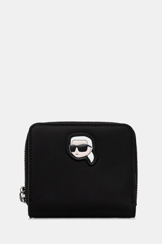 Портмоне Karl Lagerfeld IKON ситен черен A1W32078