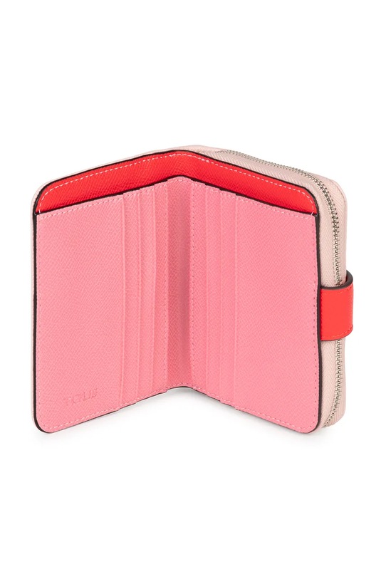 Akcesoria Tous portfel NEW DUBAI SAFFIANO 2001689913 różowy