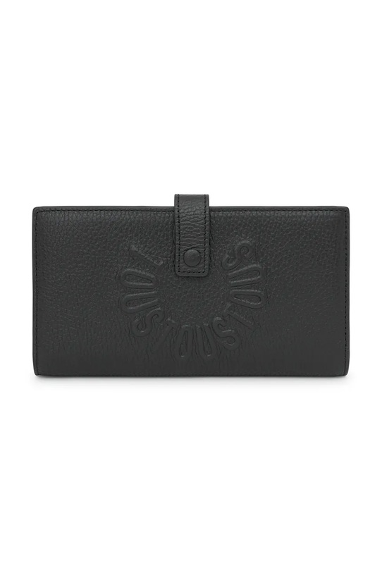 Δερμάτινο πορτοφόλι Tous MIRANDA λείο δέρμα μαύρο 2002030951